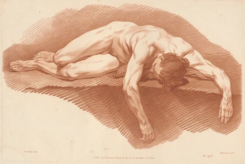 Académie (457) by Gilles Demarteau the Elder, print, 1774
