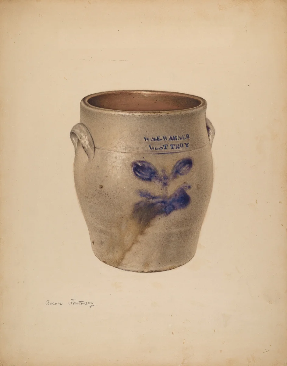 Crock by Aaron Fastovsky, index of american design, 1938