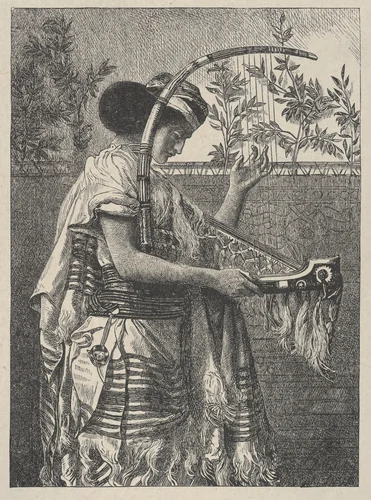 Hosannah!, from "Dalziels' Bible Gallery" by Simeon Solomon, print, 1863-1881