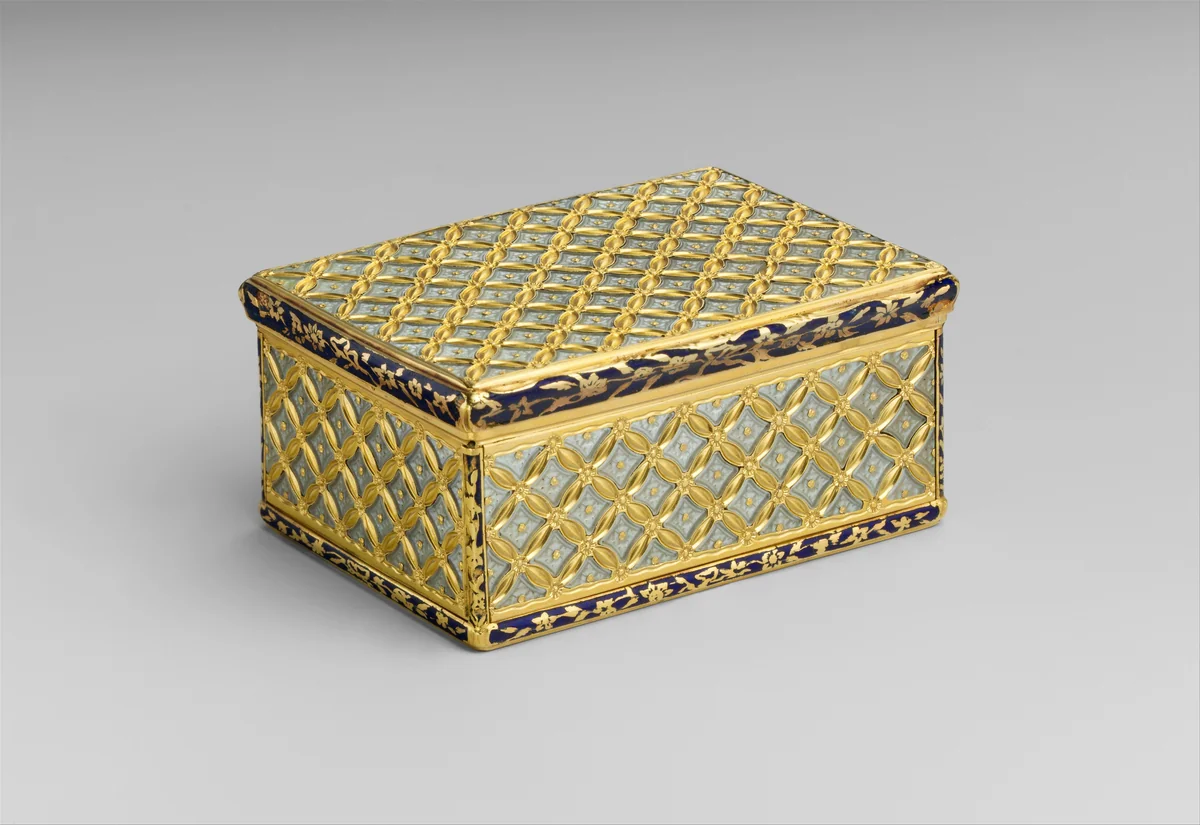 Box by Jean Ducrollay, metalwork, 1739-1740