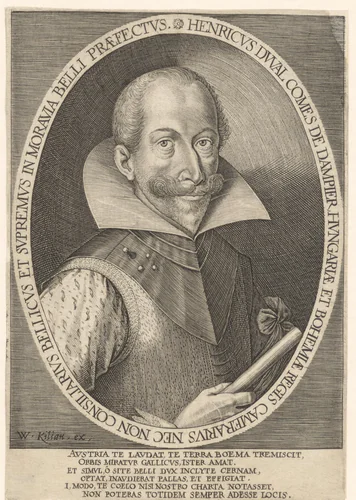 Portret van Henry Duval by Wolfgang Kilian, print, 1591-1662