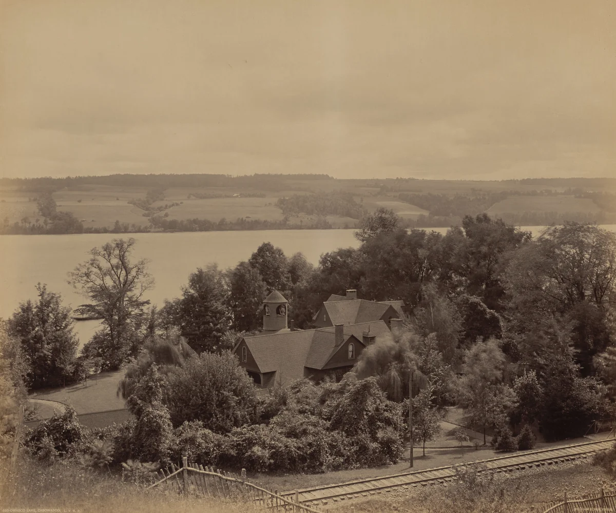 Owasco Lake, Casowasco by William H. Rau, photograph, 1890-1900