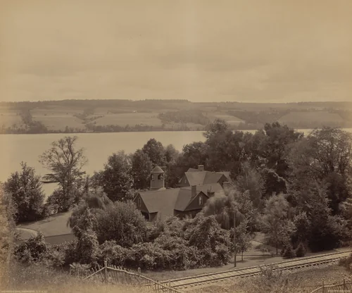 Owasco Lake, Casowasco by William H. Rau, photograph, 1890-1900