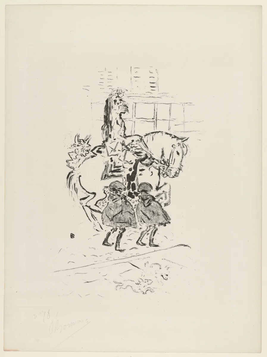 Municipal Guard (Garde municipal) by Pierre Bonnard, print, 1893