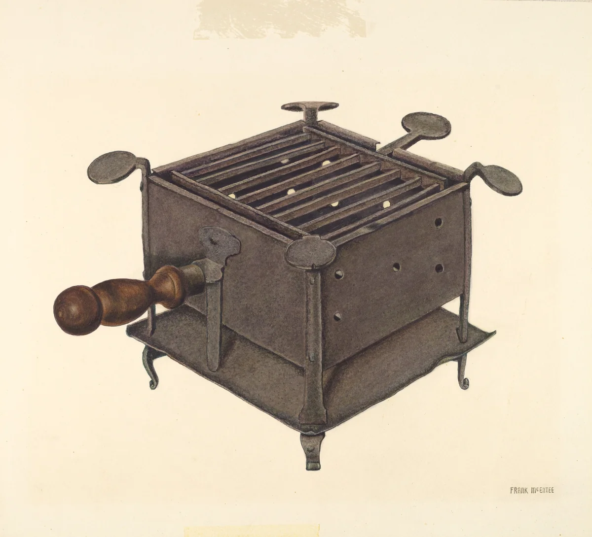 Toaster or Broiler by Frank McEntee, index of american design, 1939