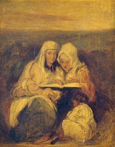 The Holy Family with Saint Elizabeth and Saint John the Baptist by Sir David Wilkie, painting, 1841