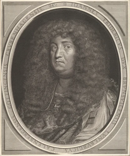 Jean-Frédéric de Brunswick-Lunebourg by Robert Nanteuil, print, 1635-1678