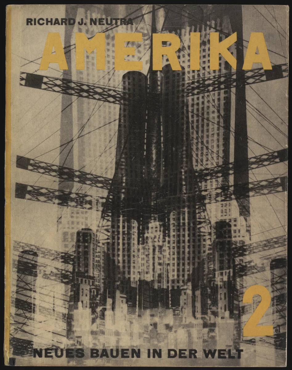 Amerika. Die Stilbildung des neuen Bauens in den Vereinigten Staaten (Neues Bauen in der Welt) (America: The Development of Style in New Buildings in the United States [New Ways of Building in the World]), vol. 2 by El Lissitzky, periodical, 1930