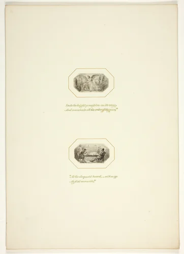 Study for a plate from The Task by Thomas Stothard, drawing, 1795-1805