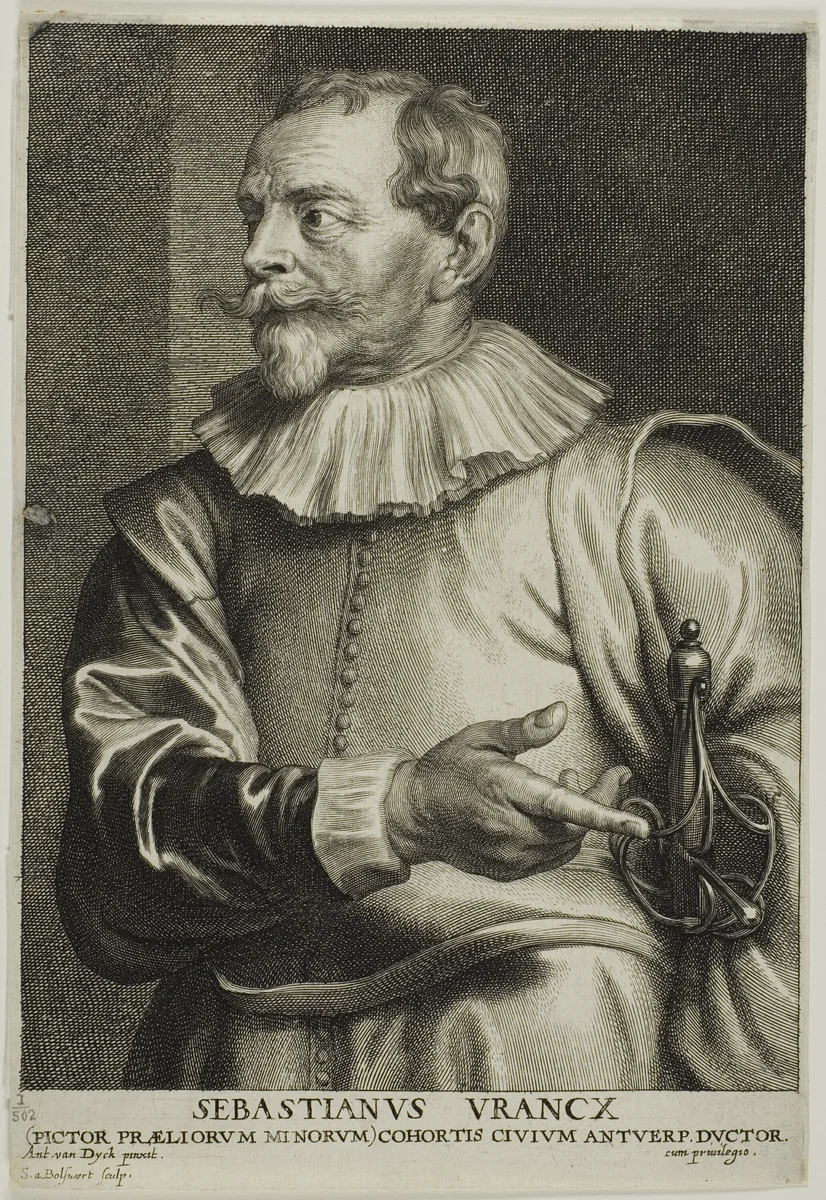 Sebastiaan Vrancx by Schelte Adamsz. Bolswert, print, 1630-1645