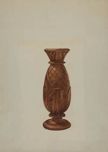 Bed Post Top by Henry Murphy, index of american design, 1938