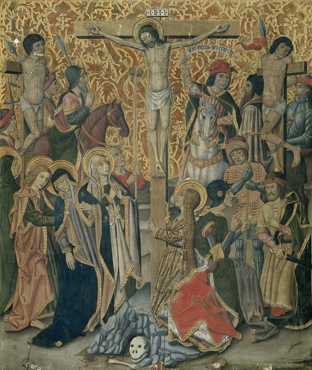 Calvary by Unknown, painting, 1475-1499