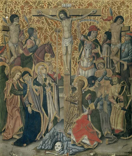 Calvary by Unknown, painting, 1475-1499