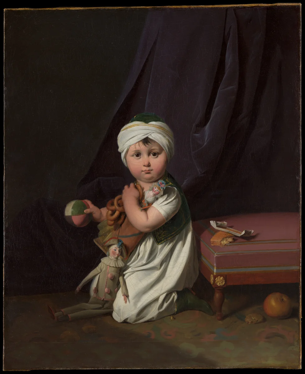 Portrait of a Boy by Louis-Léopold Boilly, painting, 1800-1810
