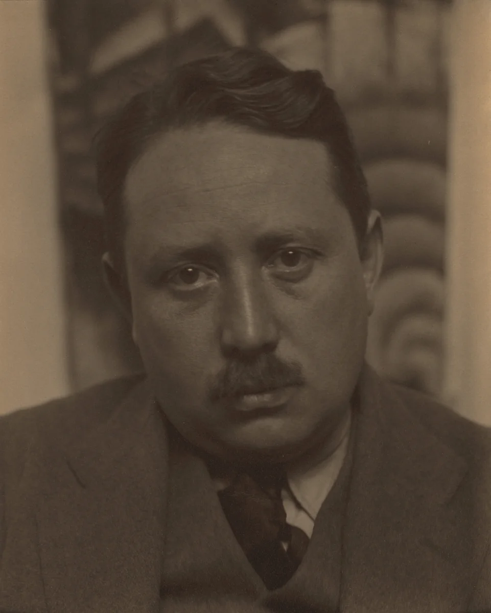 Paul Rosenfeld by Alfred Stieglitz, photograph, 1922-1923