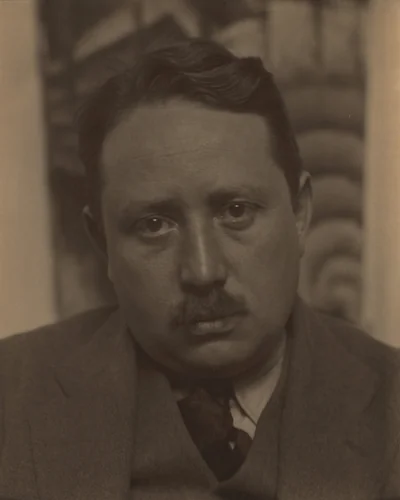 Paul Rosenfeld by Alfred Stieglitz, photograph, 1922-1923