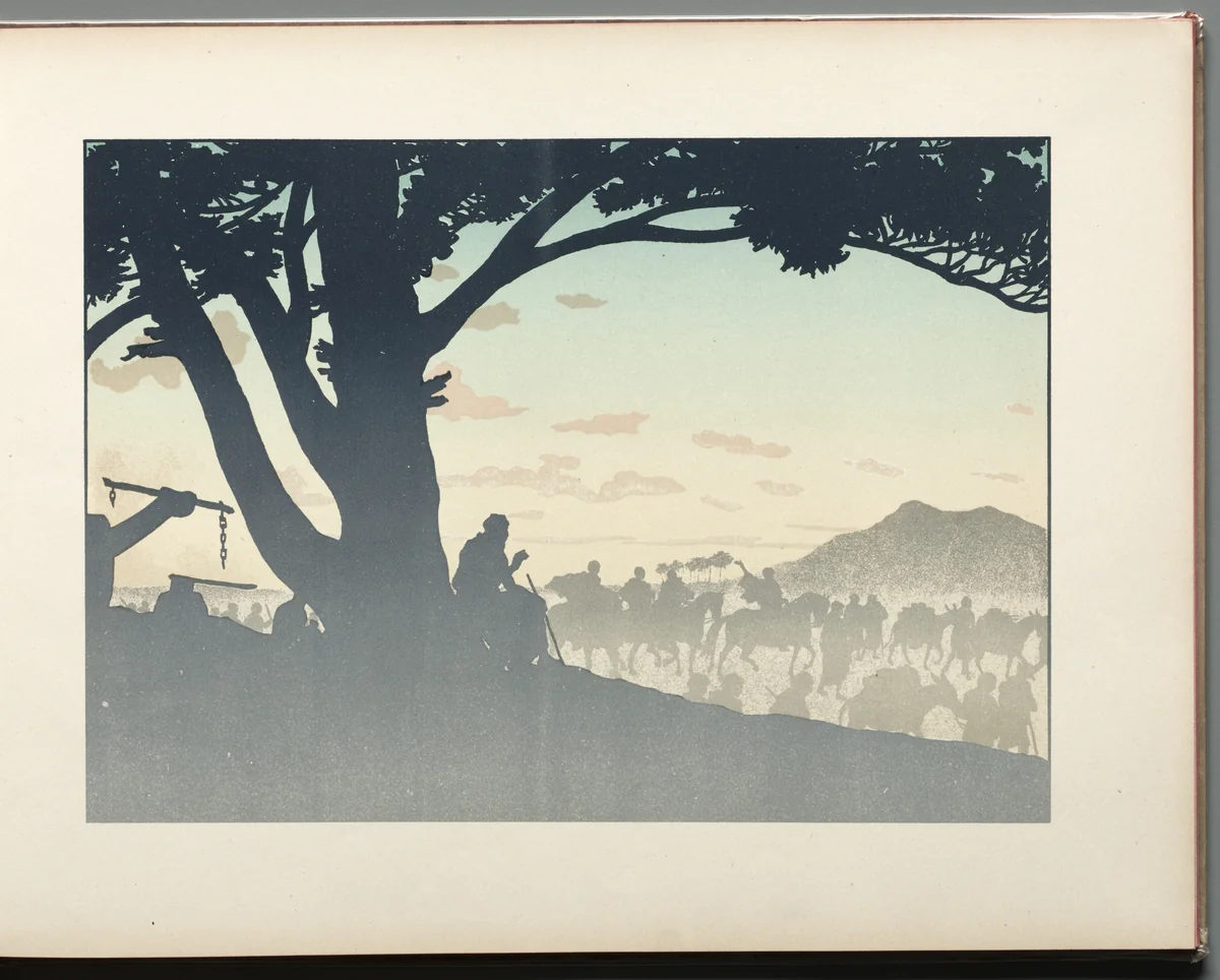 The Prodigal Son: page 13 by Henri Rivière, book, 1895