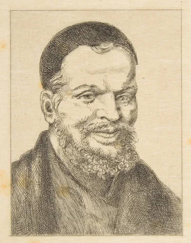 Portrait of Rabelais by Félix Bracquemond, print, 1868