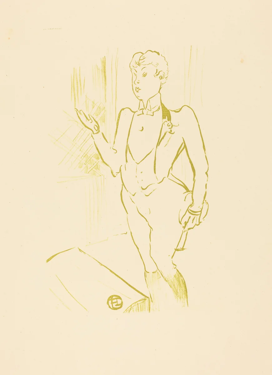 Mary Hamilton by Henri de Toulouse-Lautrec, portfolio, 1893