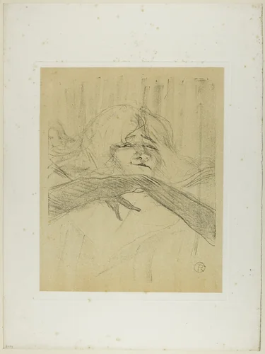 Yvette Guilbert—'Linger, Longer, Loo', from Yvette Guilbert by Henri de Toulouse-Lautrec, print, 1898