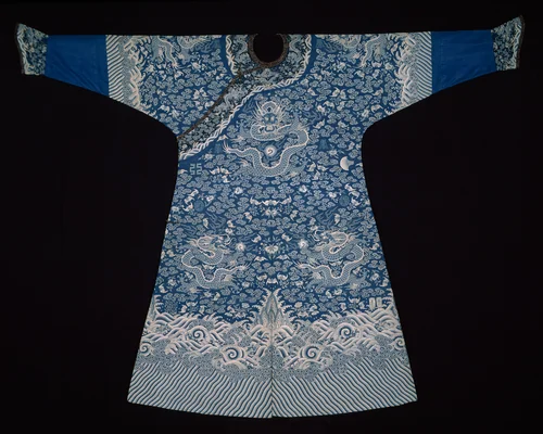 Emperor's Jifu (Semiformal Court Robe) by Manchu China, textile, 1825-1850