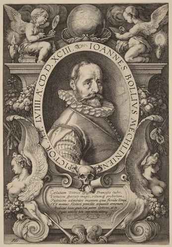Hans Bol by Hendrick Goltzius, print, 1593