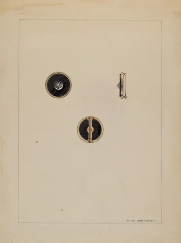 Brooch by Walter Jennings, index of american design, 1937