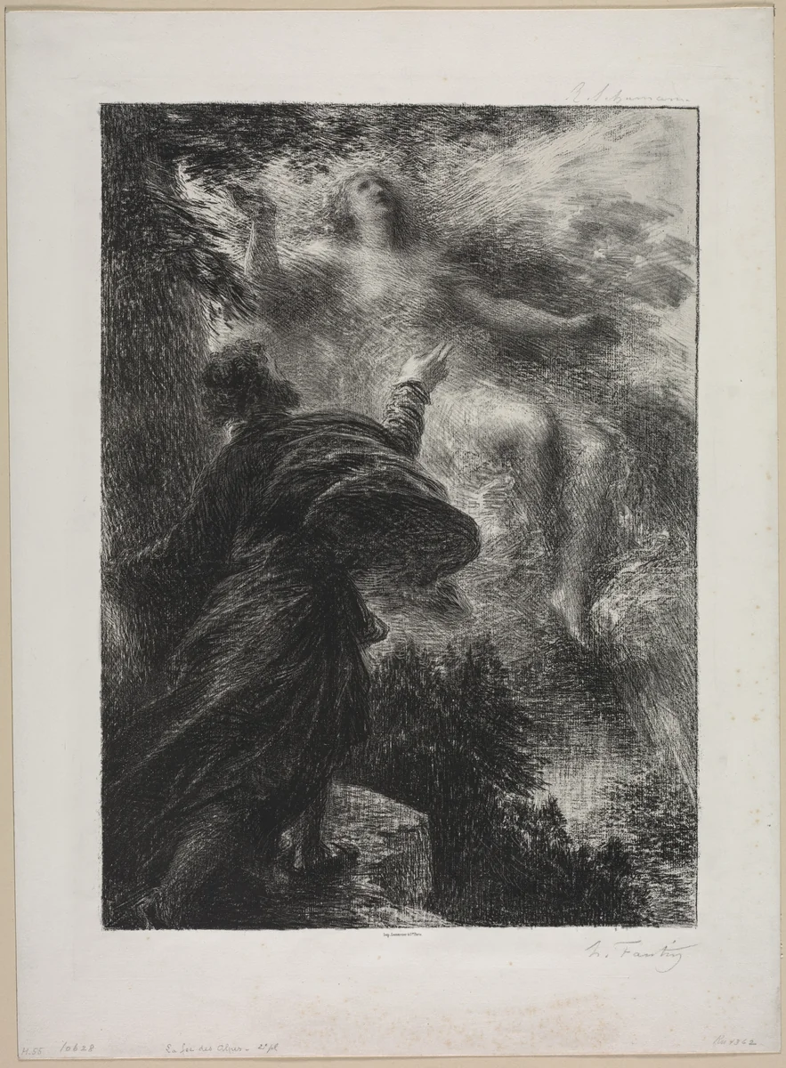 The Fairy of the Alps by Henri Fantin-Latour, print, 1885