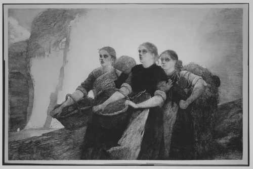 A Voice from the Cliffs by Winslow Homer, print, 1888