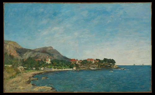 Beaulieu: The Bay of Fourmis by Eugène Boudin, painting, 1892