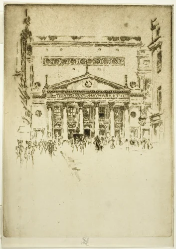 Royal Haymarket Theatre by Joseph Pennell, print, 1906