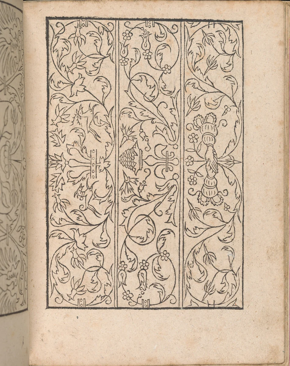 New Modelbüch allen Nägerin u. Sydenstickern (Page 16r) by Hans Hoffman, book, 1556