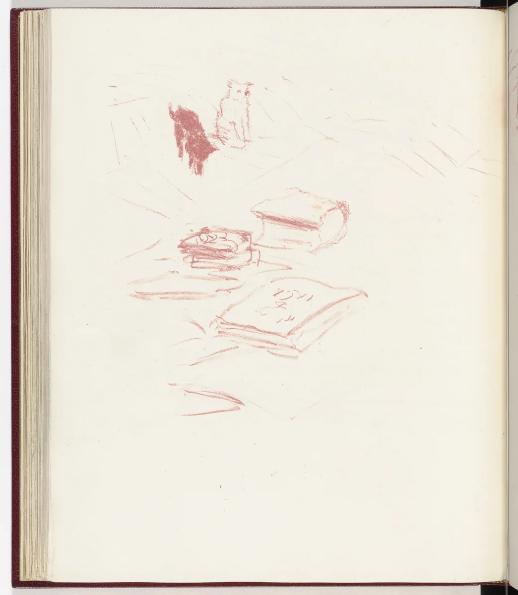 Plate (page 60) from Parallèlement (In Parallel) by Pierre Bonnard, illustrated book, 1900