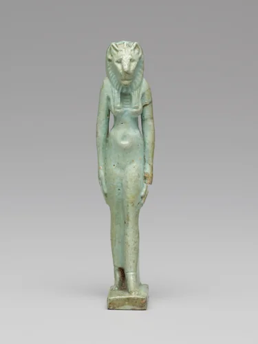 Amulet of Sekhmet by Egyptian, metalwork, -1069--664