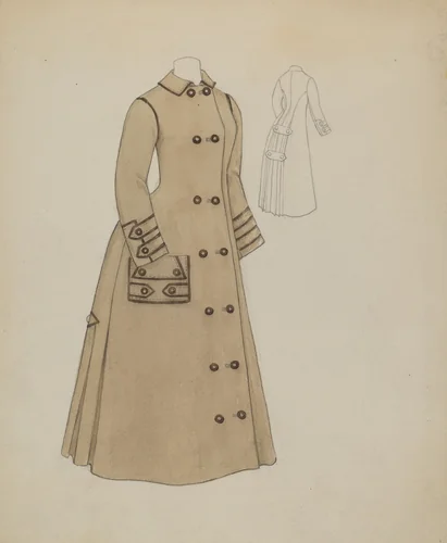 Woman's Coat by Roberta Spicer, index of american design, 1936