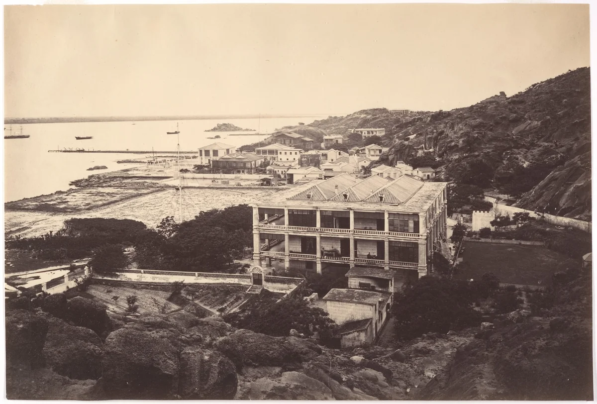View on Rak-Chui opposite Swatow by John Thomson, photograph, 1869