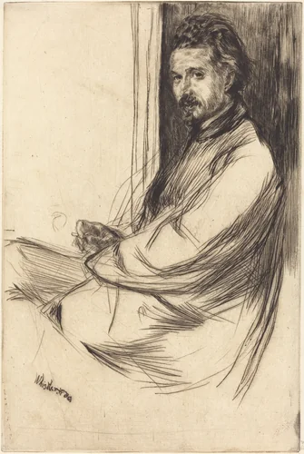 Axenfeld by James McNeill Whistler, print, 1859
