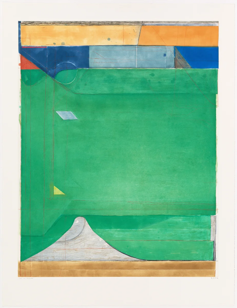Green by Richard Diebenkorn, print, 1986