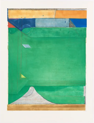 Green by Richard Diebenkorn, print, 1986