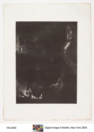 Different Peoples Dwell in the Countries of the Ocean (Des peuples divers habitent les pays de l'océan) by Odilon Redon, print, 1896