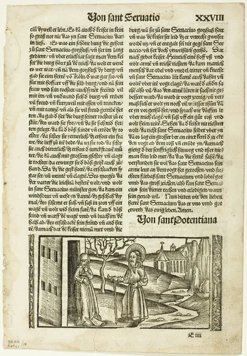 Illustration from Das Leben der Heiligen, plate sixteen from Woodcuts from Books of the XVI Century by Unknown Artist, print, 1513