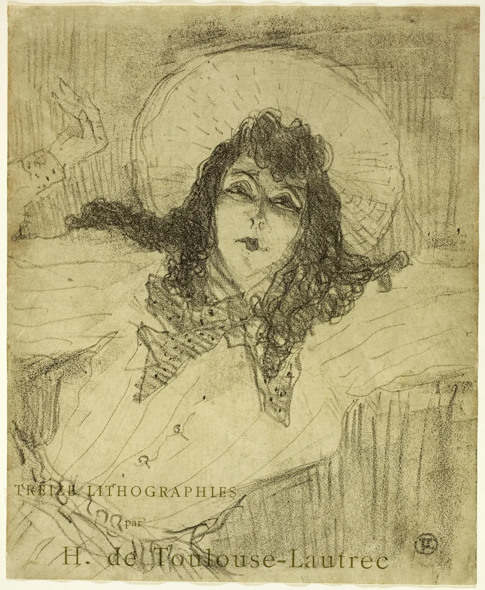 May Belfort, from Treize Lithographies by Henri de Toulouse-Lautrec, print, 1898