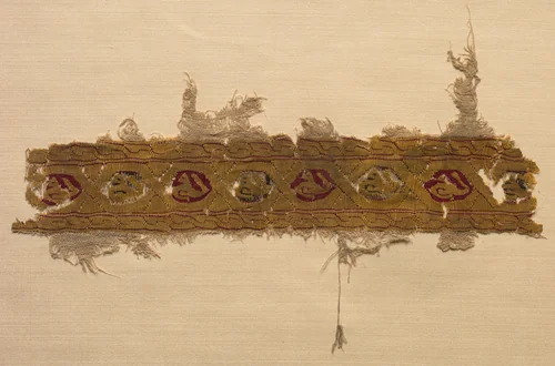 Fragment of a Tiraz-Style Textile by Unknown, textile, 1130-1169