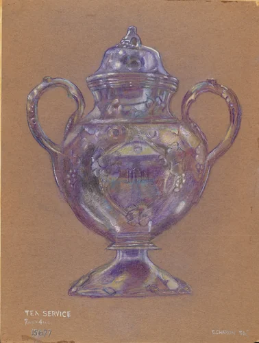 Sugar Bowl by Charles Charon, index of american design, 1936