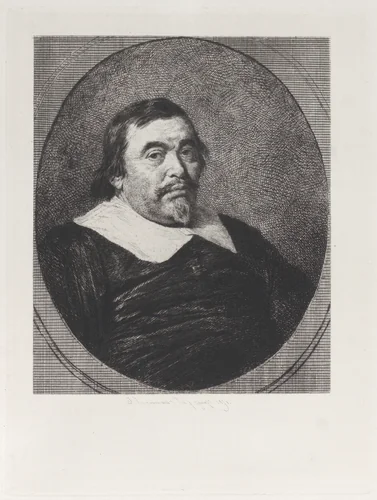 A Dutch Burgomaster, after Bartholomeus van der Helst, from "Etchings of Pictures in the Metropolitan Museum New York" by Jules Ferdinand Jacquemart, print, 1871