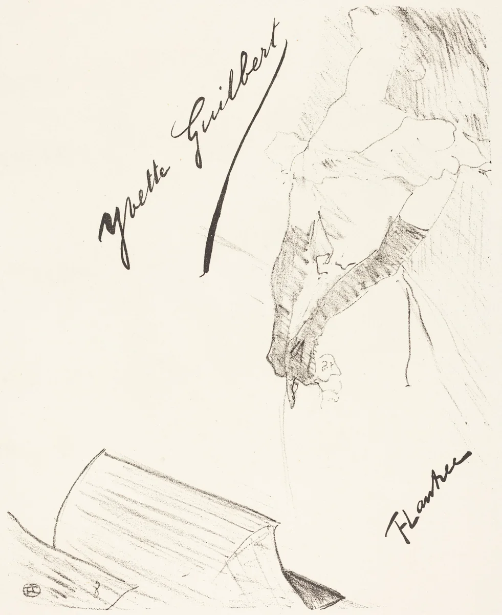 Frontispiece by Henri de Toulouse-Lautrec, print, 1898