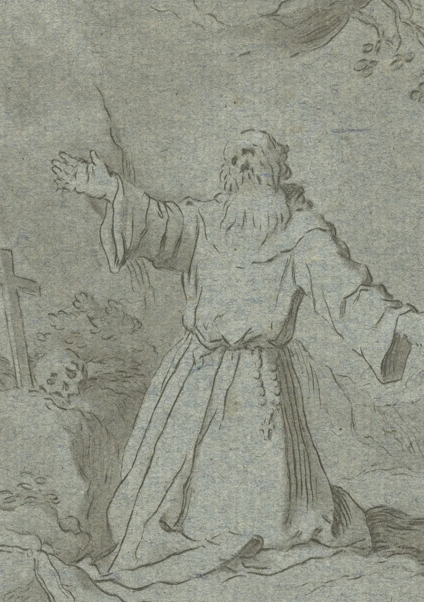 Heilige Franciscus by Jurriaan Cootwijck, print, 1724-1798