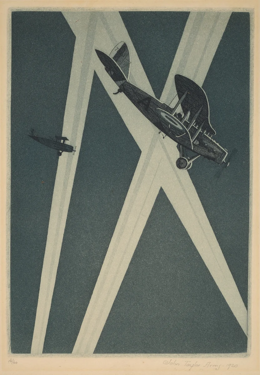 Wasps by John Taylor Arms, print, 1920