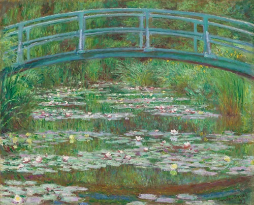 The Japanese Footbridge by Claude Monet, painting, 1899