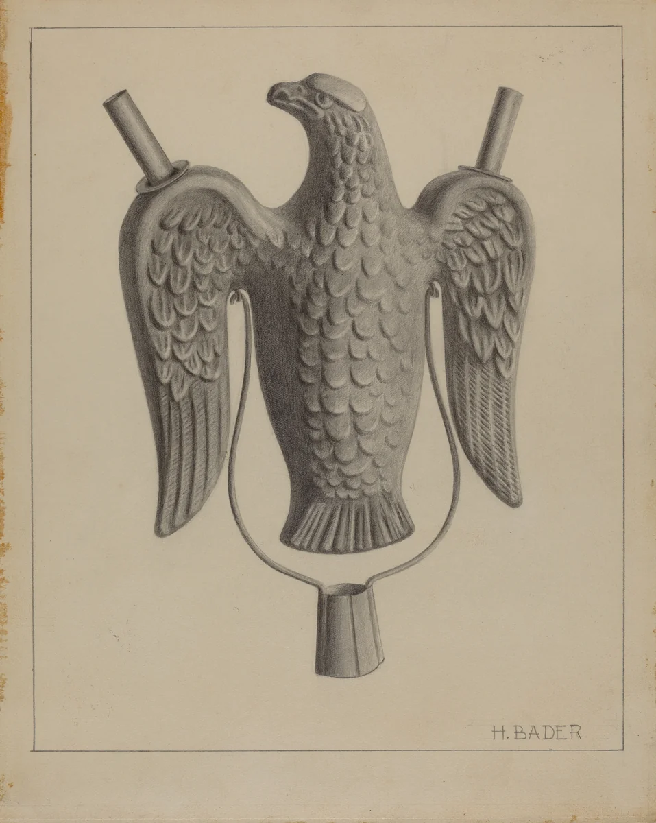 Swing Torch by Herman Bader, index of american design, 1936